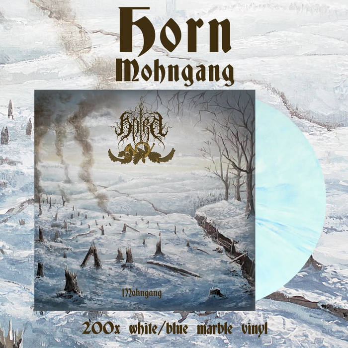 Mohngang – Horn - Mohngang - LP - white/blue marble (lim. 200)