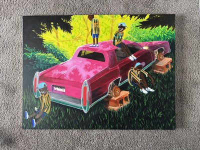 Murphys Law 16x24 Acrylic Painting by OMOSKiii