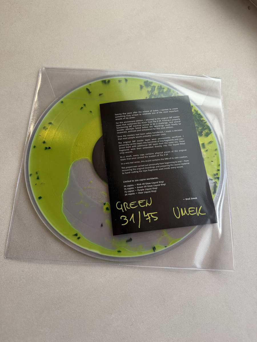 UMEK – The X EP / GATEX (25th Anniversary DNA Vinyl Edition) | Umek