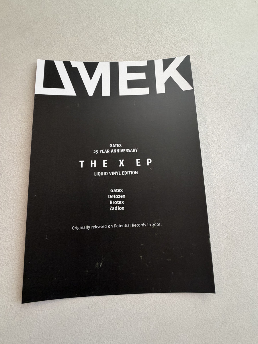 UMEK – The X EP / GATEX (25th Anniversary DNA Vinyl Edition) | Umek