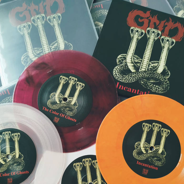 Incantation – "Incantation" 7inch Vinyl + Logo Metal Pin Bundle