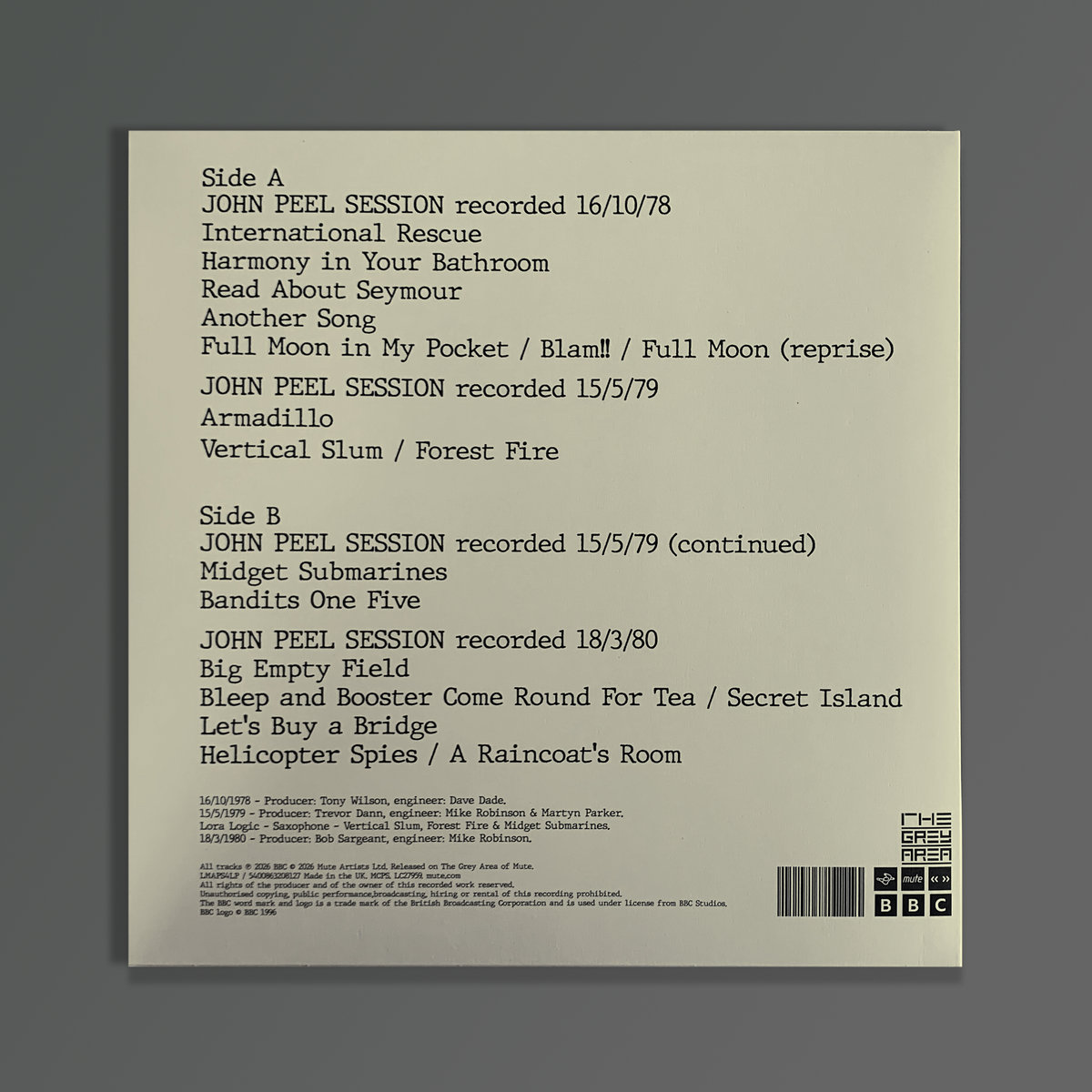 The John Peel Sessions | Swell Maps