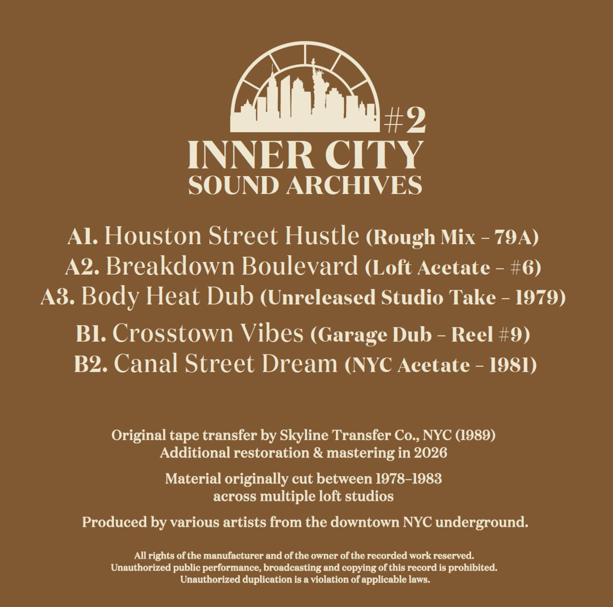 B1.Crosstown Vibes (Garage Dub – Reel #9) | Inner City Sound