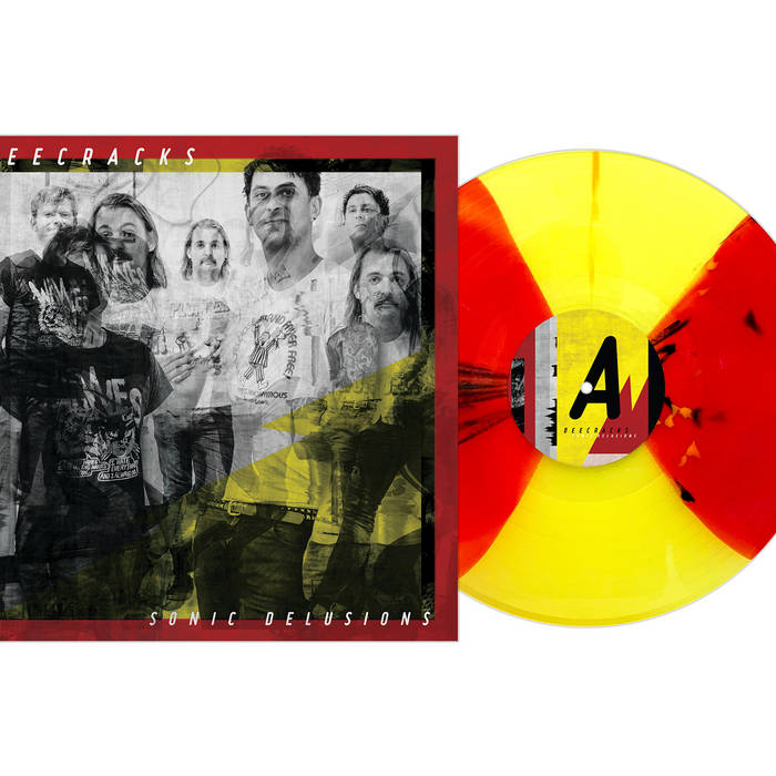 Sonic Delusions – 12" Yellow & Red Butterfly Vinyl w/ Black & Orange Splatter [Red Jacket]