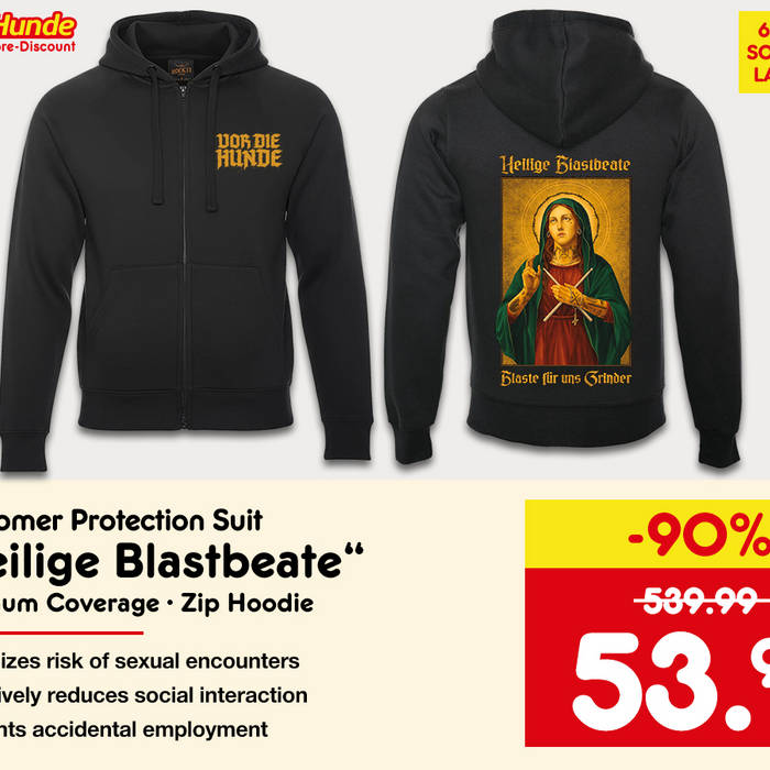Heilige Blastbeate (Zip Hoodie)
