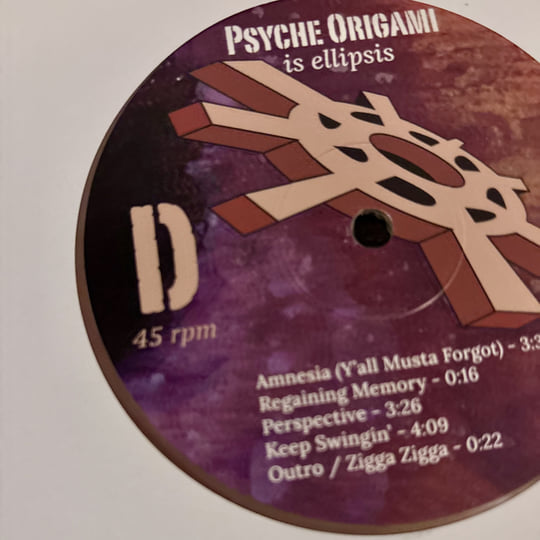 Is Ellipsis | Psyche Origami | Four Finger Distro