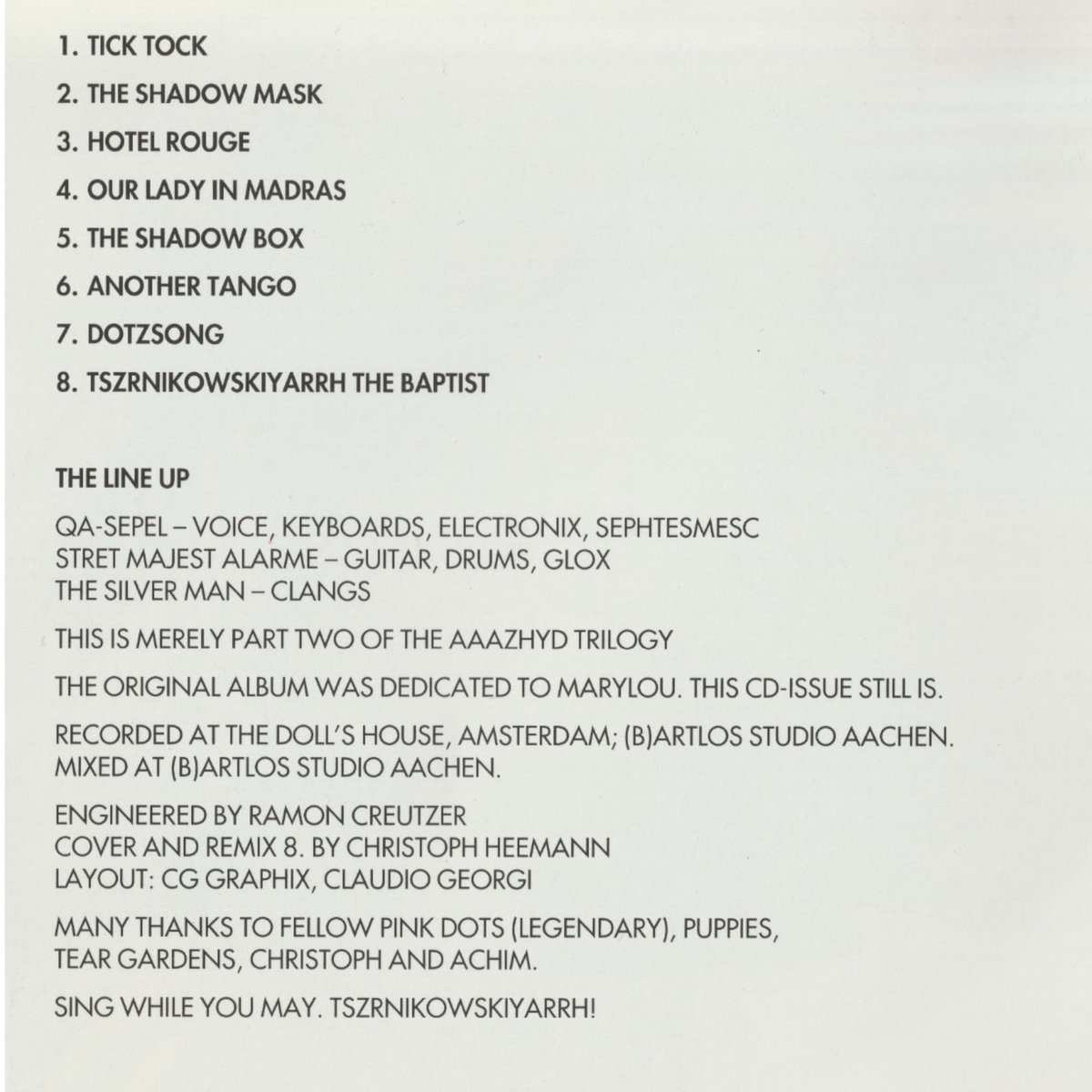 Khataclimici China Doll (2012 Remaster) | Edward Ka-Spel