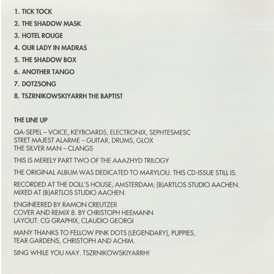 Khataclimici China Doll (2012 Remaster) | Edward Ka-Spel