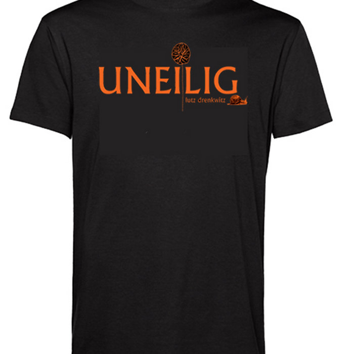 T-Shirt "Uneilig" Schwarz