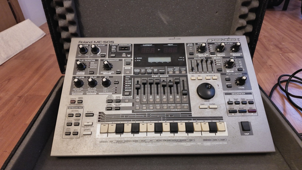 Roland MC-505 Groovebox · signed by Kirlian Camera | Kirlian Camera