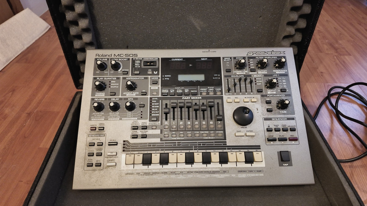 Roland MC-505 Groovebox · signed by Kirlian Camera | Kirlian Camera