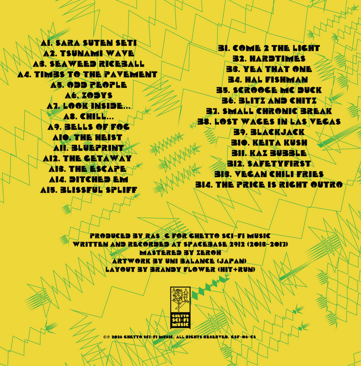 RAW FRUIT Vol. 7 & 8 | RAS G | GHETTO SCI-FI