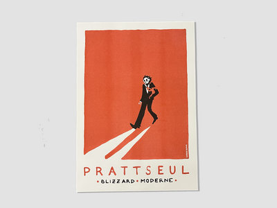 Affiche Blizzard Moderne risographiée par Gabbie Burns