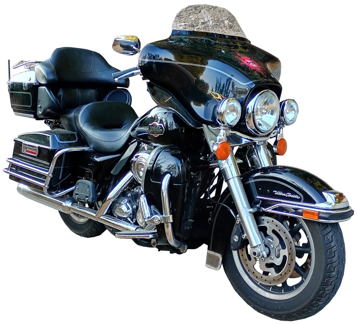 Harley Davidson Electra Glide Ultra Classic 1989 touring motorcycle photo detail