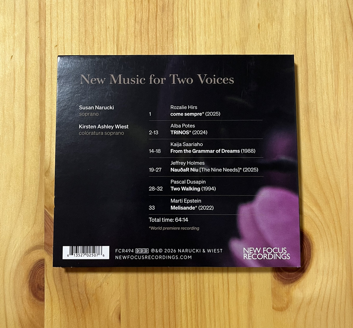 New Music for Two Voices | Susan Narucki & Kirsten Ashley Wiest