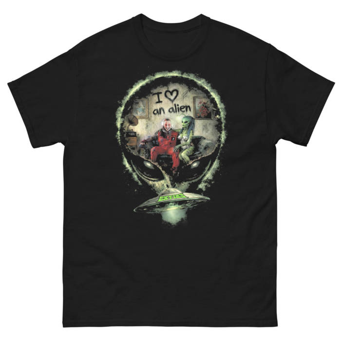 T-Shirt "I LOVE AN ALIEN"