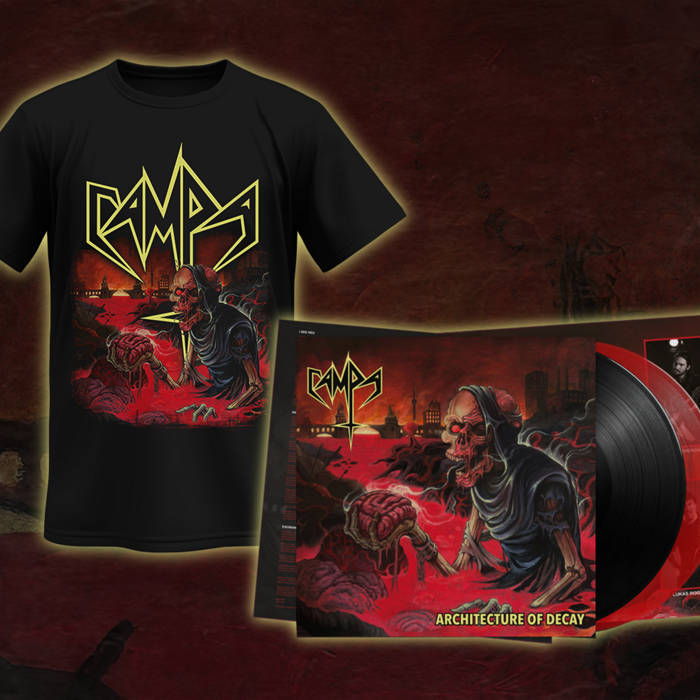 Architecture Of Decay – Architecture Of Decay – LP Transparent Red + T-Shirt