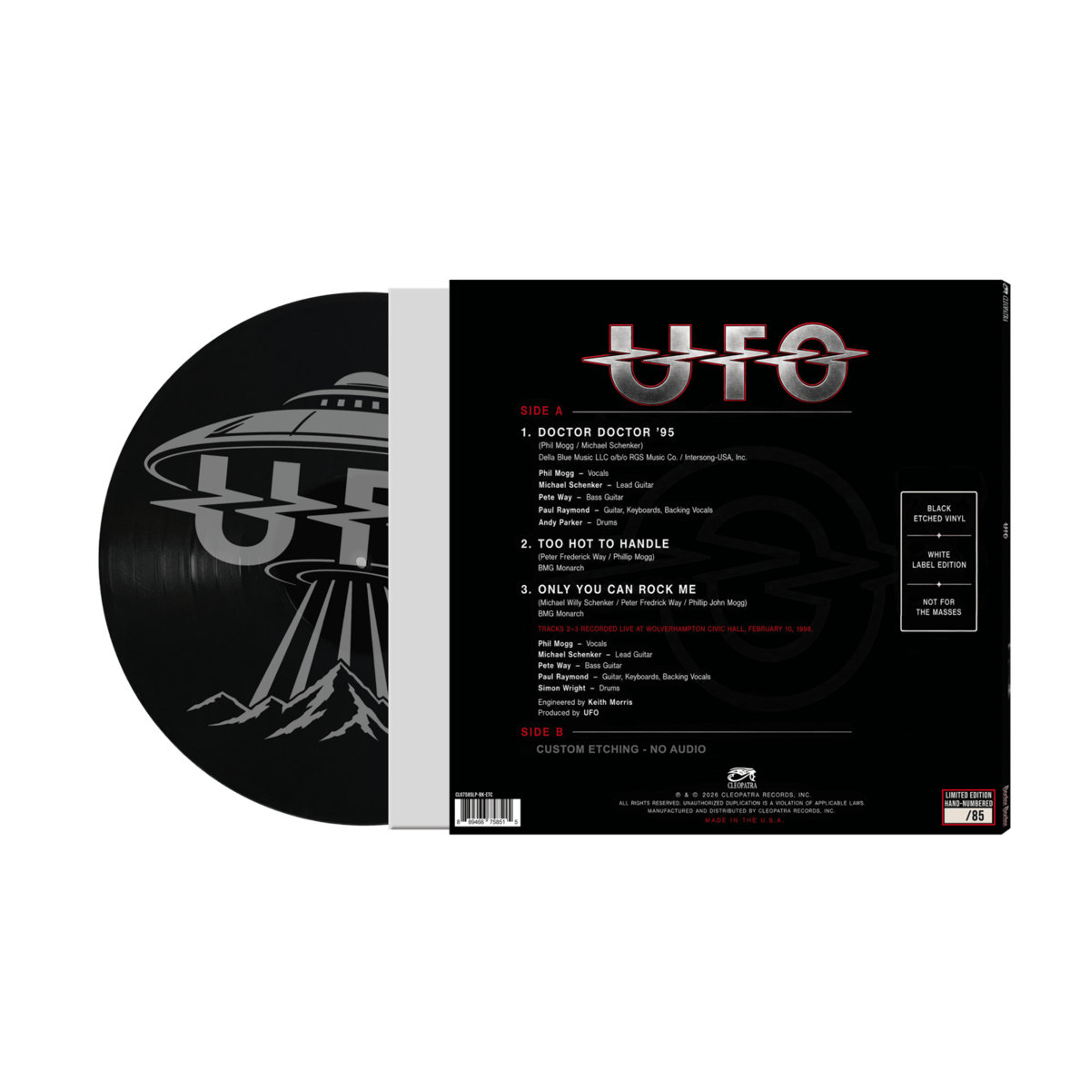 アート・デザイン・音楽 Feeling your UFO Band Score Doctor Doctor | UFO
