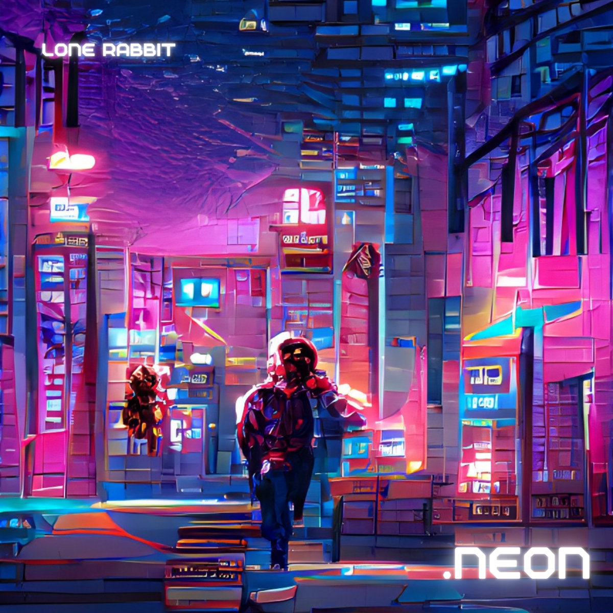 Line Rabit Neon .neon | Lone Rabbit
