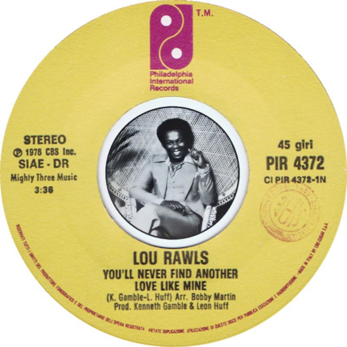 Lou Rawls You ll Never Find Another Love Like Mine Dan Stanciu Edit Lou rawls you ll never find another love like mine dan stanciu edit