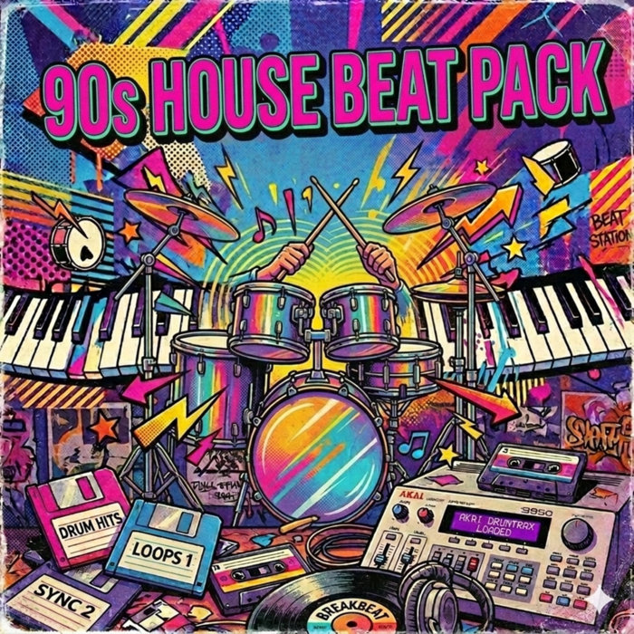 90s House Beat Pack | samplediggin247