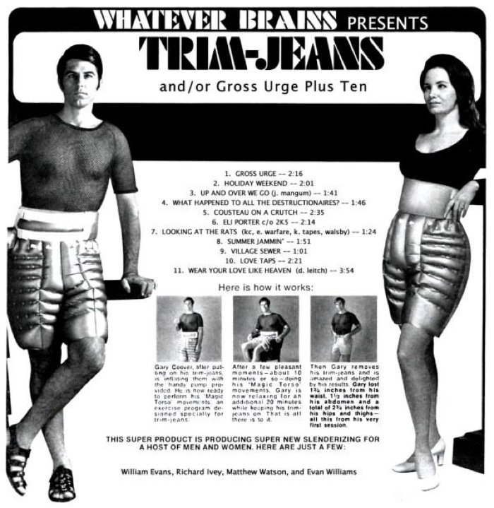 TRIM JEANS AND/OR GROSS URGE PLUS TEN CD-R | WHATEVER BRAINS