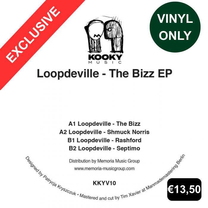 Pochette de Loopdeville - The Bizz EP par Memoria Music Group