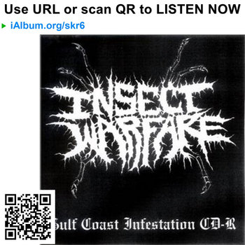 洋楽 insect warfare x carcass grinder PSYCHO 001_INSECT WARFARE / CARCASS GRINDER split 7