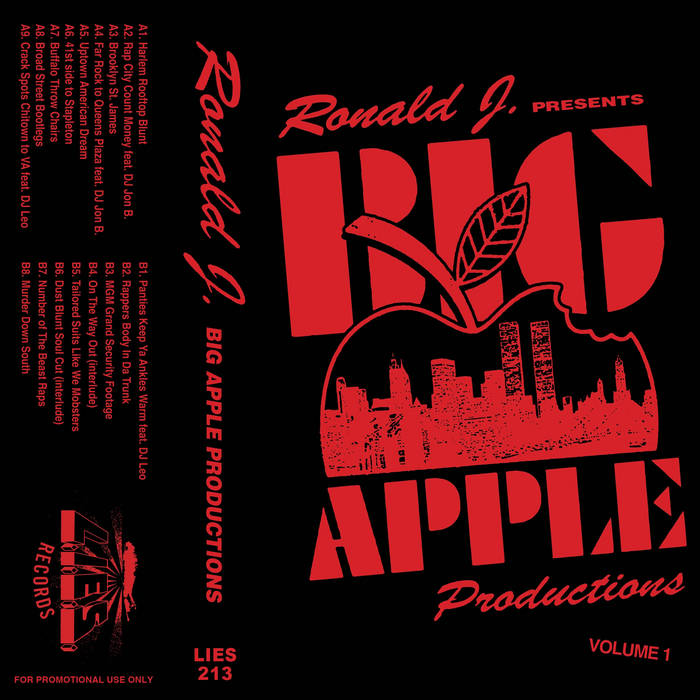 Ronald J. presents: Big Apple Productions | Ronald J. | L.I.E.S.