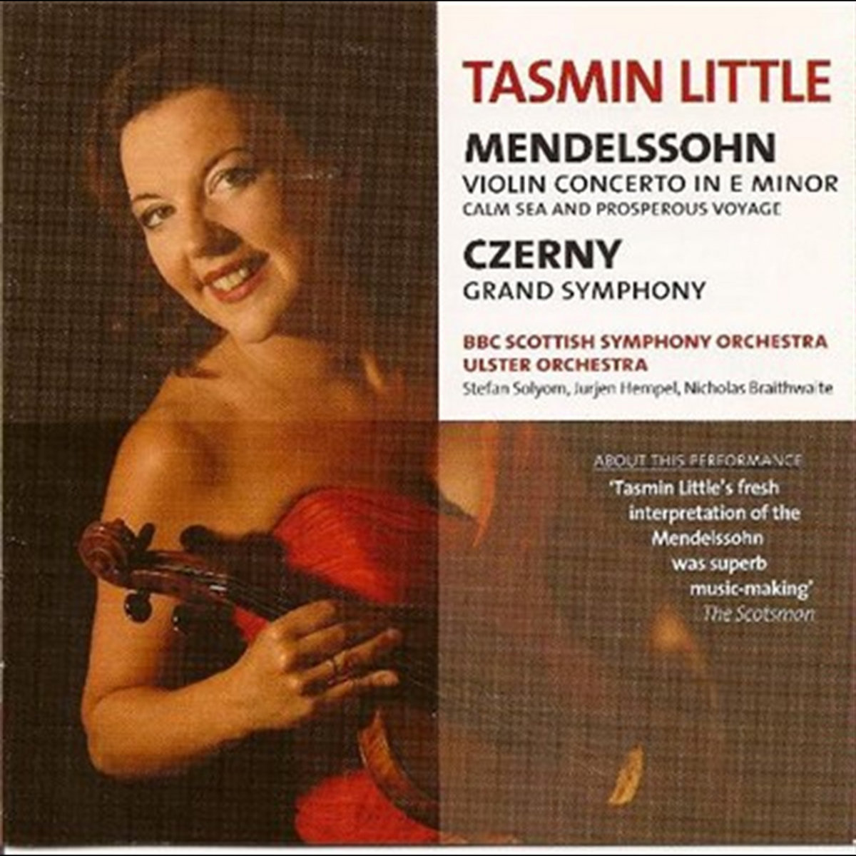 Violin Concerto In E Minor Grand Symphony Tasmin Little