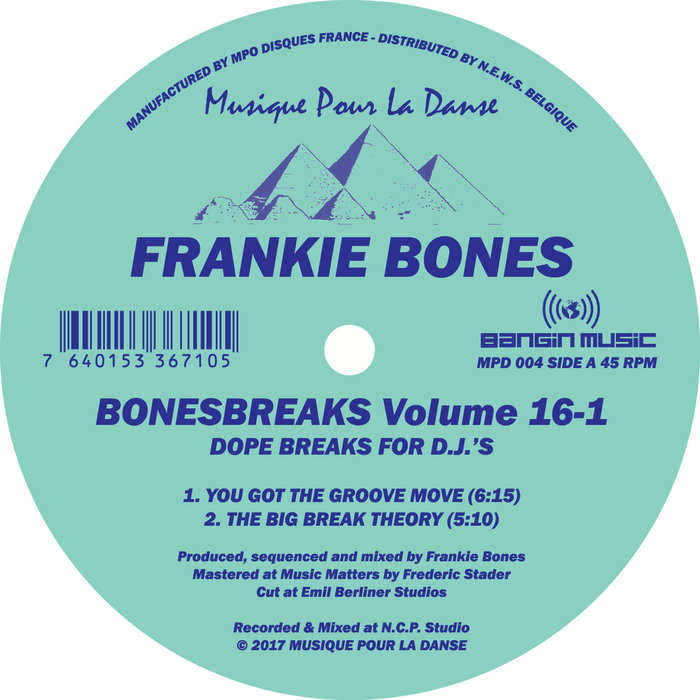 Bonesbreaks Volume 16-1 | Frankie Bones | Mental Groove Records