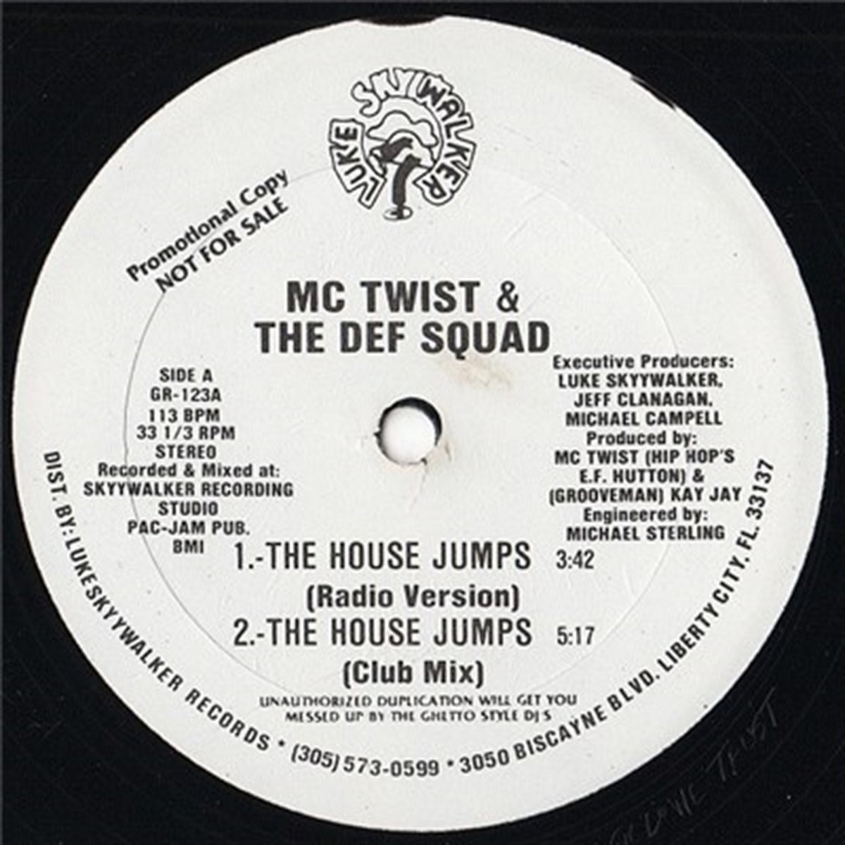Mc Twist Rapper The House Jumps | MC Twist & The Def Squad