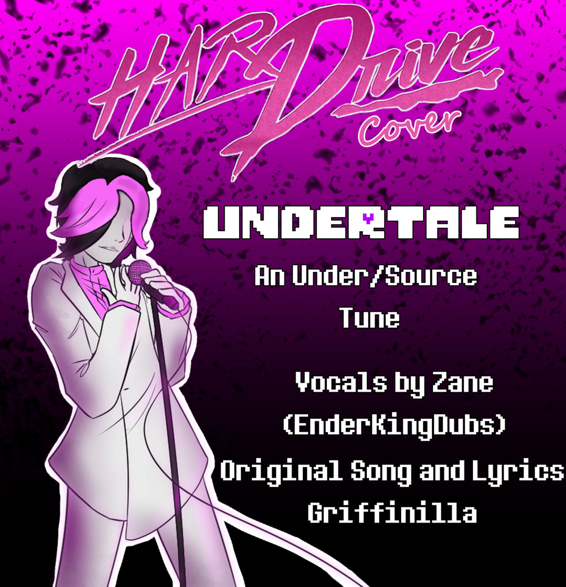 Hard Drive Cover, Undertale EnderKingDubs Zane and Griffinilla