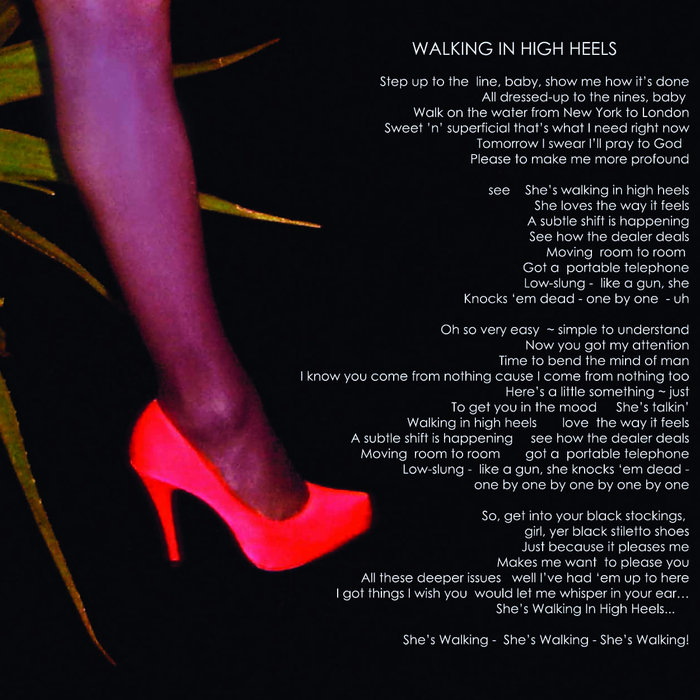 baby walking in high heels