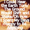I Could Hear the Earth Turn/The Ground Would Shift and Shake/Oh How I Spent My Days/Happy to Be Anything Cover Art