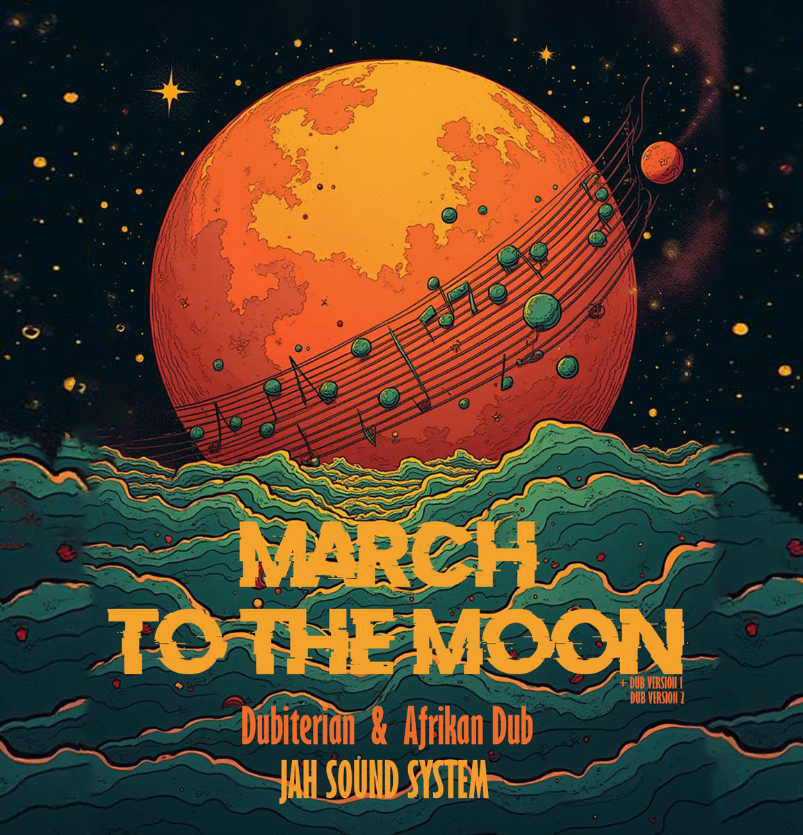 March to the moon | Dubiterian+Afrikandub + Jah sound system