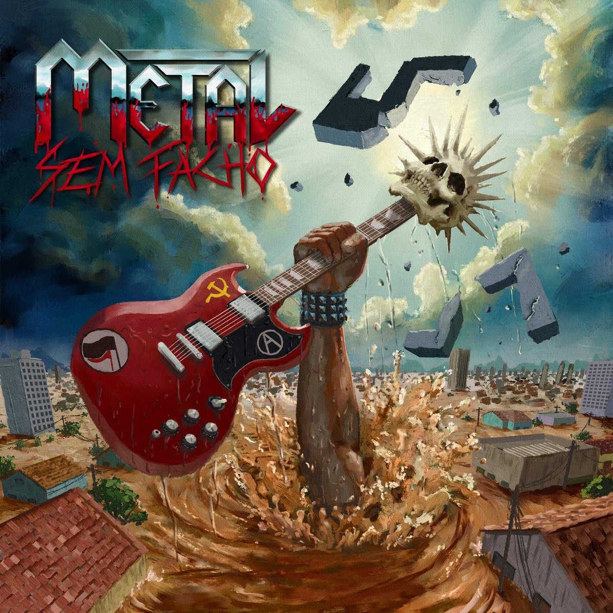 Antifascist Solidarity! | Metal Sem Facho, image size:1200x1200