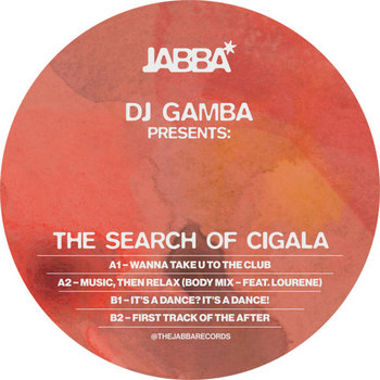 TJR 001 — DJ Gamba presents: The Search of Cigala, artwork by Nil Comí & Marco Gasser