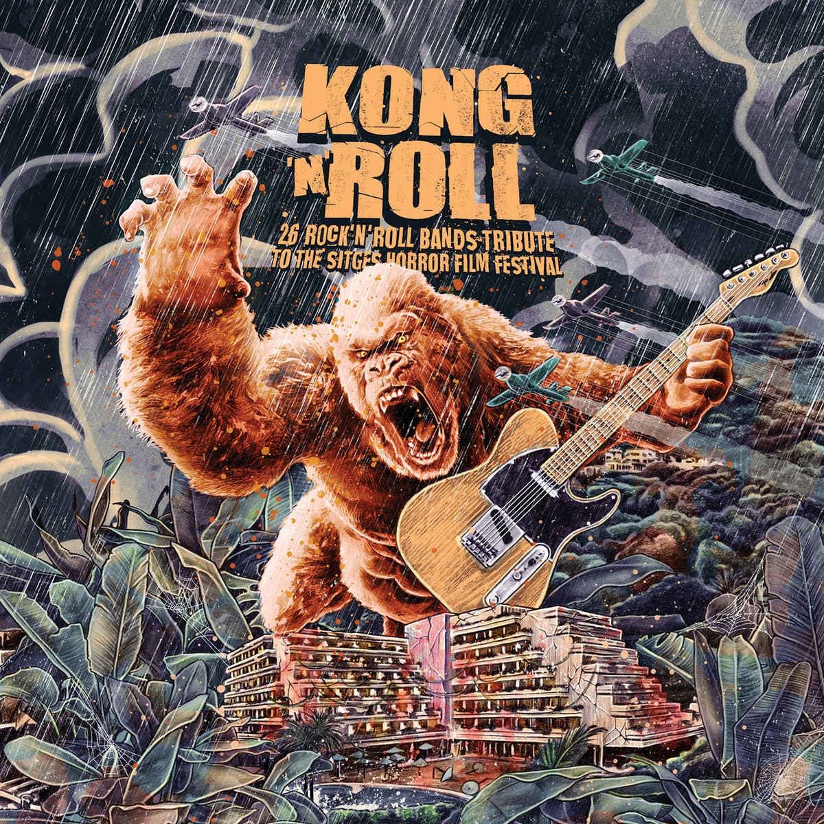 Kong'n'roll (26 rock'n'roll bands tribute to the Sitges Horror Film  Festival) (Doble LP) | Family Spree Recordings