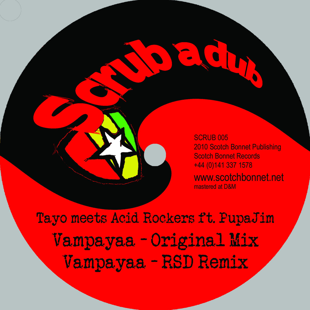 洋楽 Tayo meets Acid Rockers ft. PupaJim Vampayaa EP | Tayo meets Acid Rockers | Scotch Bonnet Records