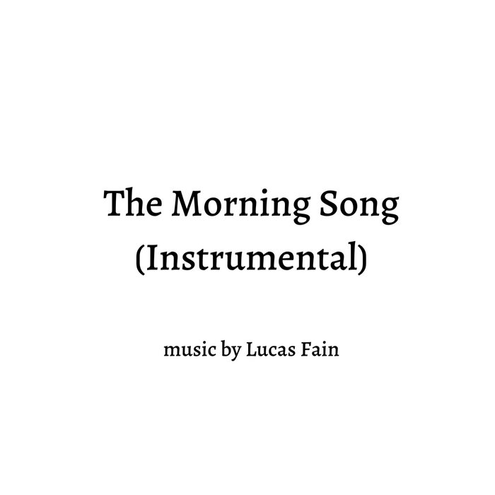 The Morning Song (instruental) Dwayne Reed