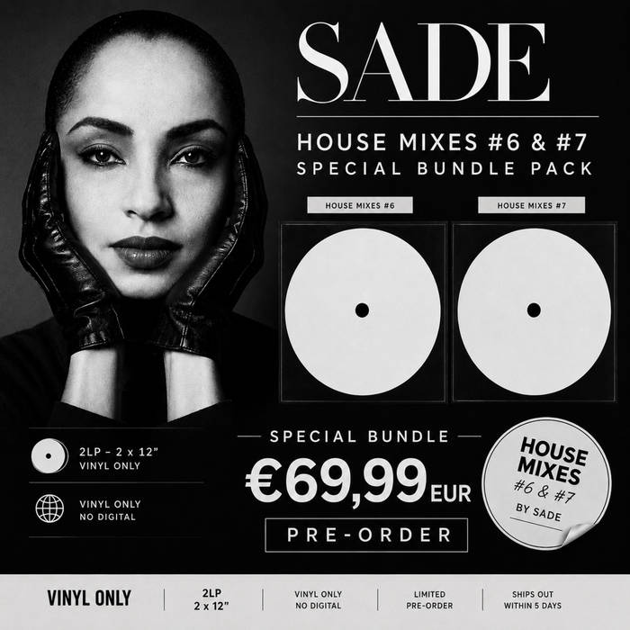 Sade – House Mixes #6 + #7 (Special Bundle Pack) (4x12