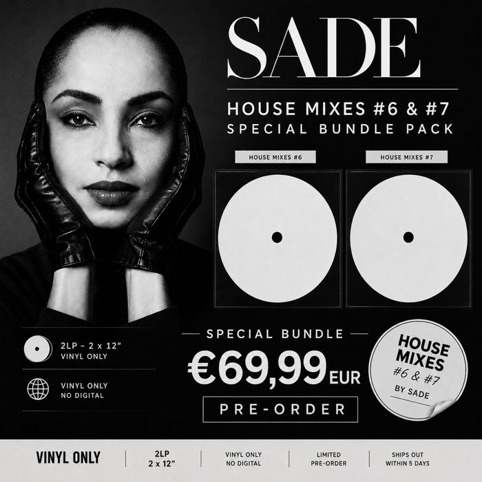 Sade – House Mixes #6 + #7 (Special Bundle Pack) (4x12