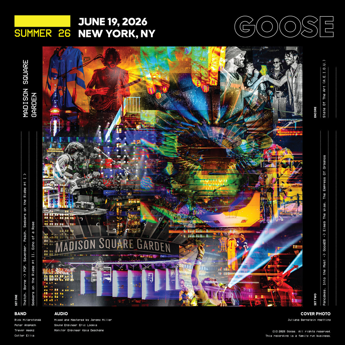 2026/06/19 Madison Square Garden, New York, NY | Goose