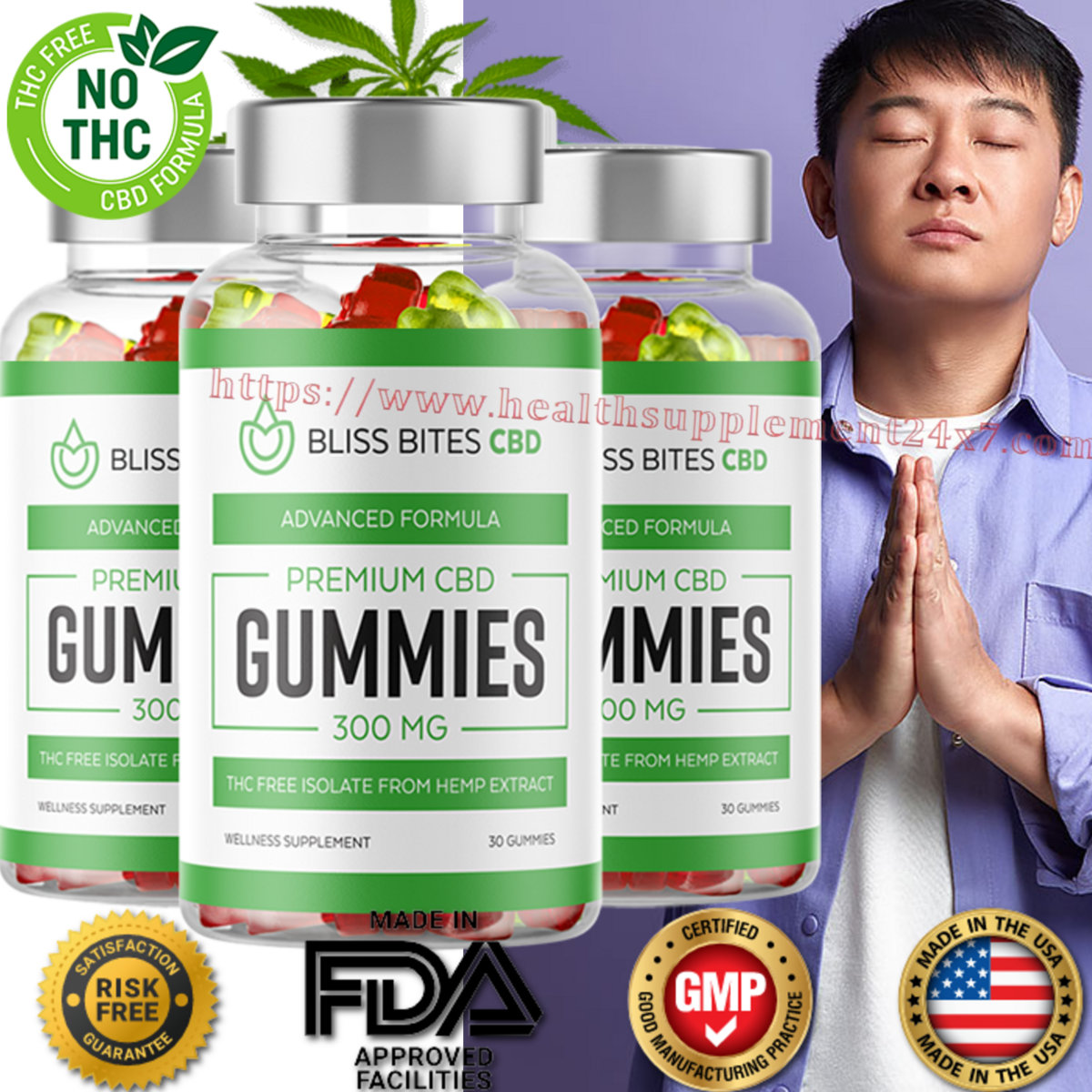 Bliss Bites CBD Gummies (2024 USA SALE!) Relieves Chronic Pain, Reduces