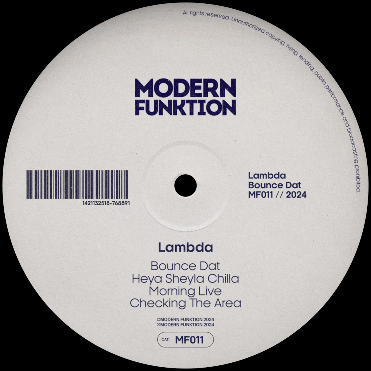 MF011 - Lambda - Bounce Dat EP