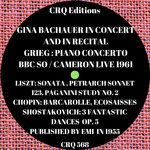 CRQ 568 GINA BACHAUER IN CONCERT AND IN RECITAL