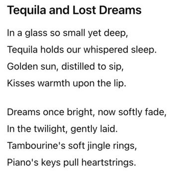 Tequila and Lost Dreams
