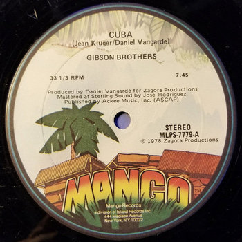 GIBSON BROTHERS - CUBA | disco, edit, reedit, latin, afro, salsa