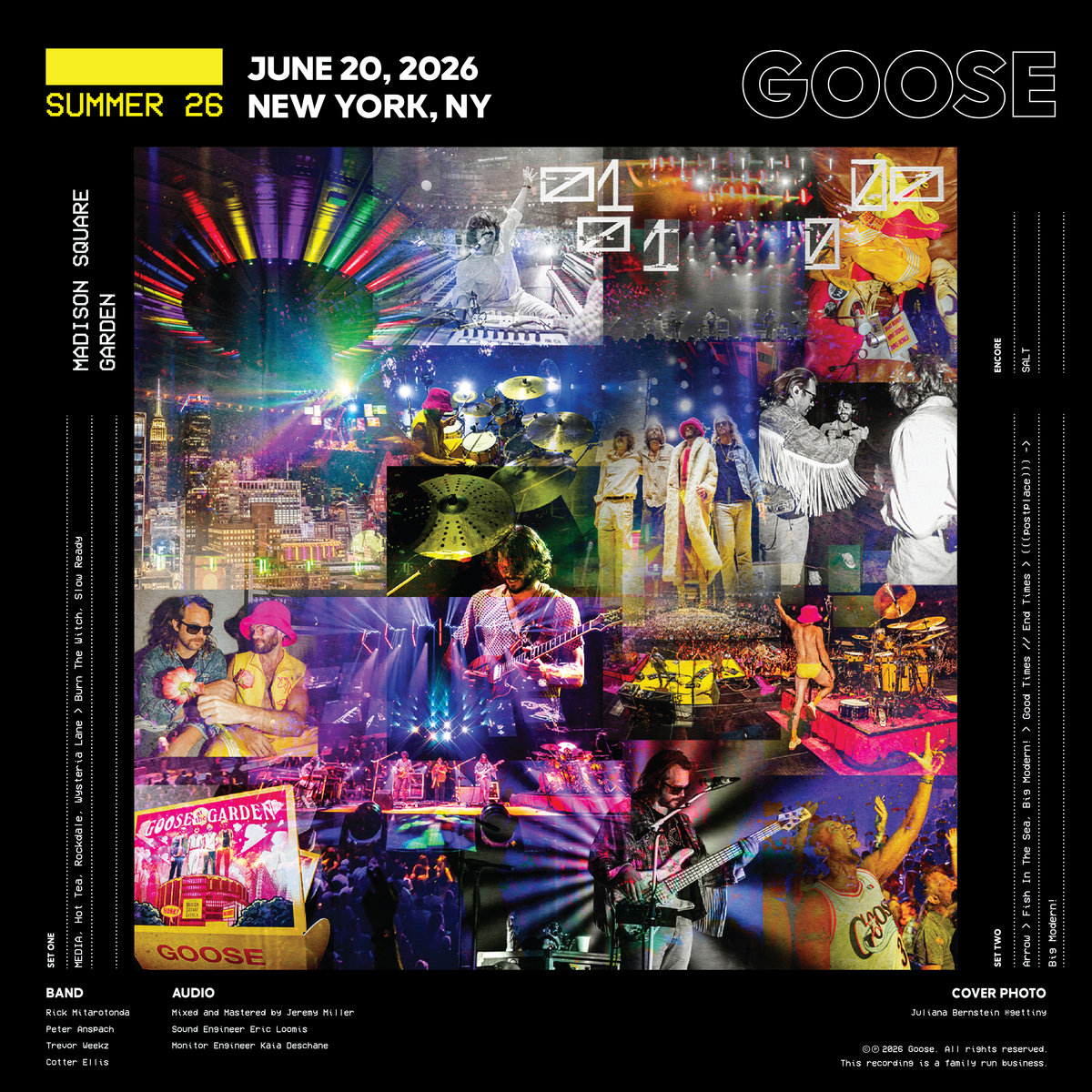 2026/06/20 Madison Square Garden, New York, NY, USA | Goose